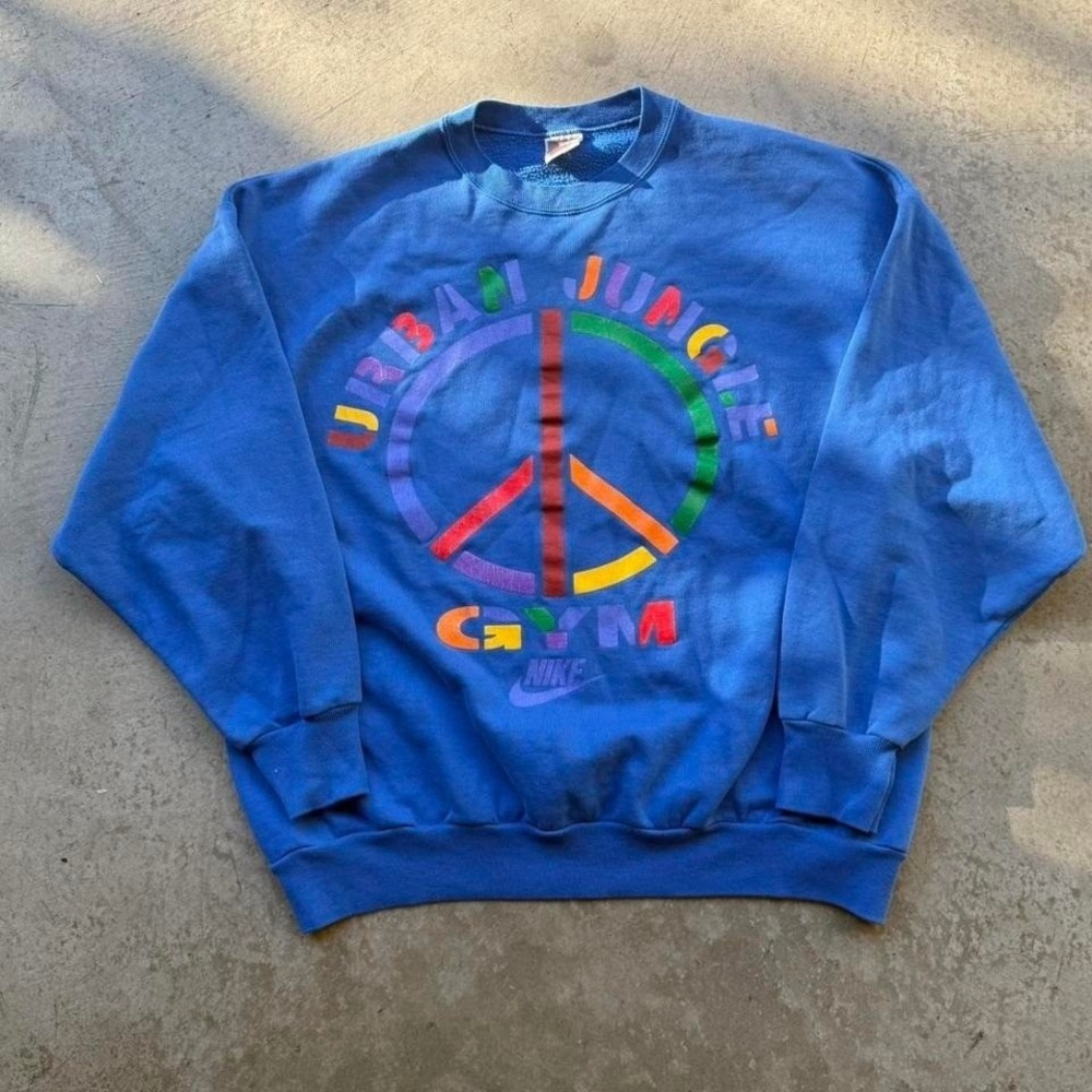 Vintage 90s Nike Spike Lee Urban Jungle Gym Sportswear Crewneck Hippie